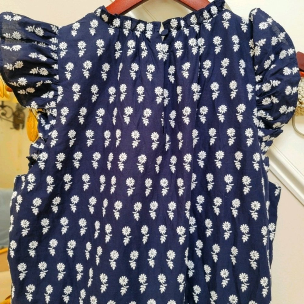J.Crew Tiered Cotton Voile Dress TALL NWT - Picture 4 of 6